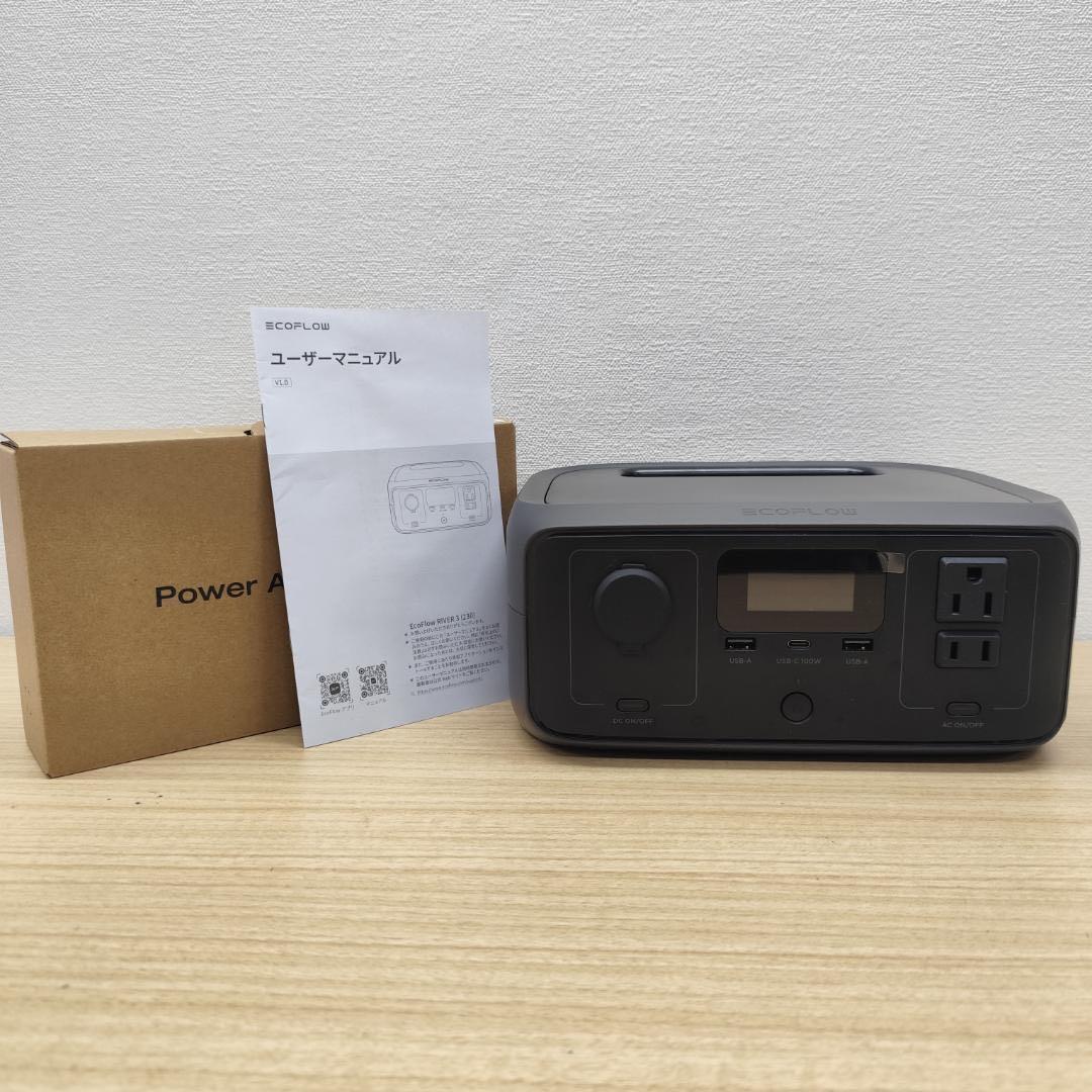 ち*な様 セール!【公式認定整備済品】EcoFlow RIVER 3 ポータブル