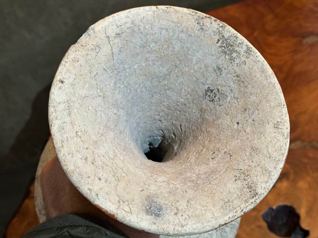 土器骨董 高杯 タイ王国バンチェン遺跡出土品？ 最終価格