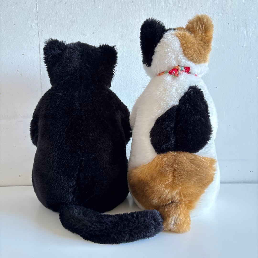 Cuddly カドリー 日本製 猫のぬいぐるみ 人形 2匹ペア