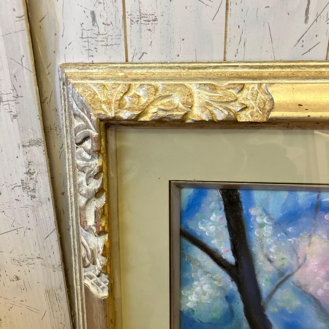 小島善太郎作 百草の梅林 油彩画 アート 絵画 額装 美術 芸術 日本画 風景