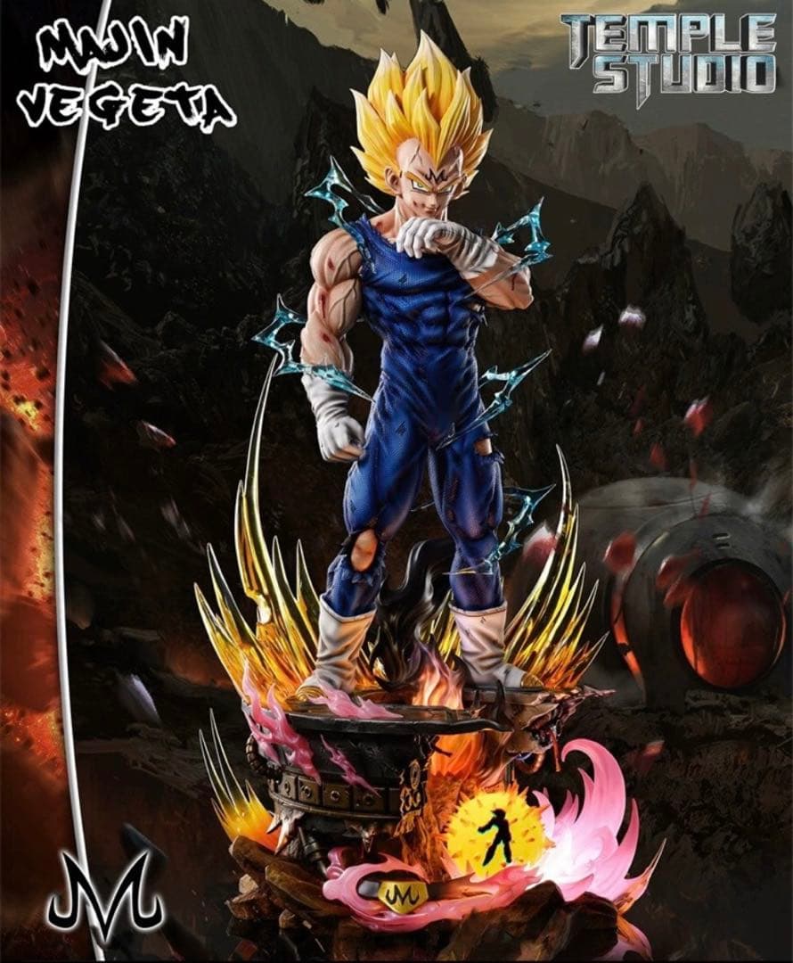 ドラゴンボール 1／4スケール 魔人ベジータ フィギュア ガレージキット