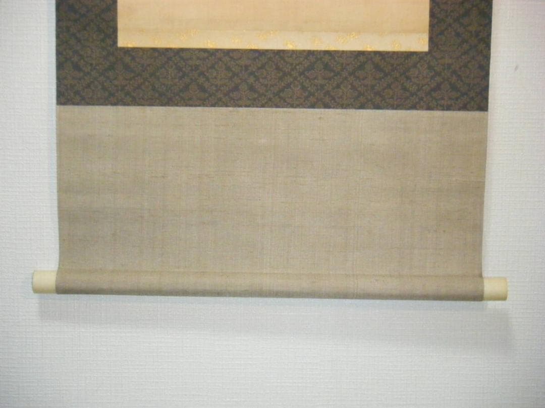 【真作】掛軸　双鯉図　逸品　O73