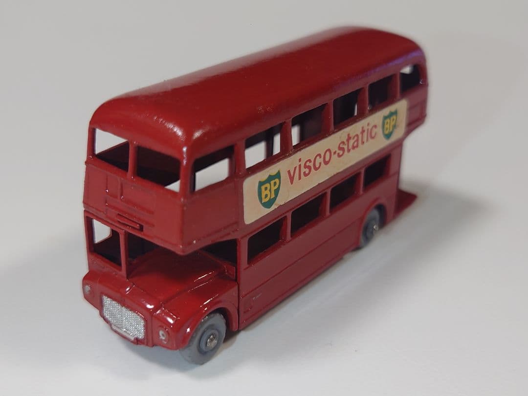 MATCHBOX No.5 LONDON BUS タイヤsilver 座席無し