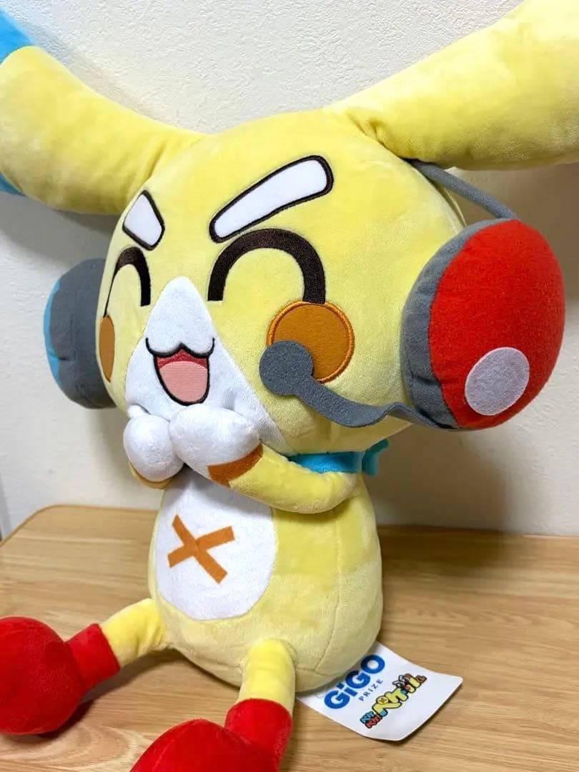 GIGO 限定 ペケペケ！ペケッツくん BIGぬいぐるみ　タグ付き