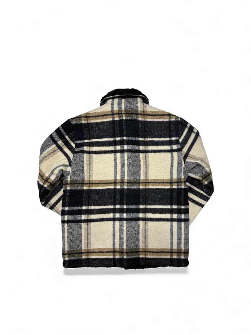 か*ず様 Sサイズ Supreme Plaid Car Coat Cream