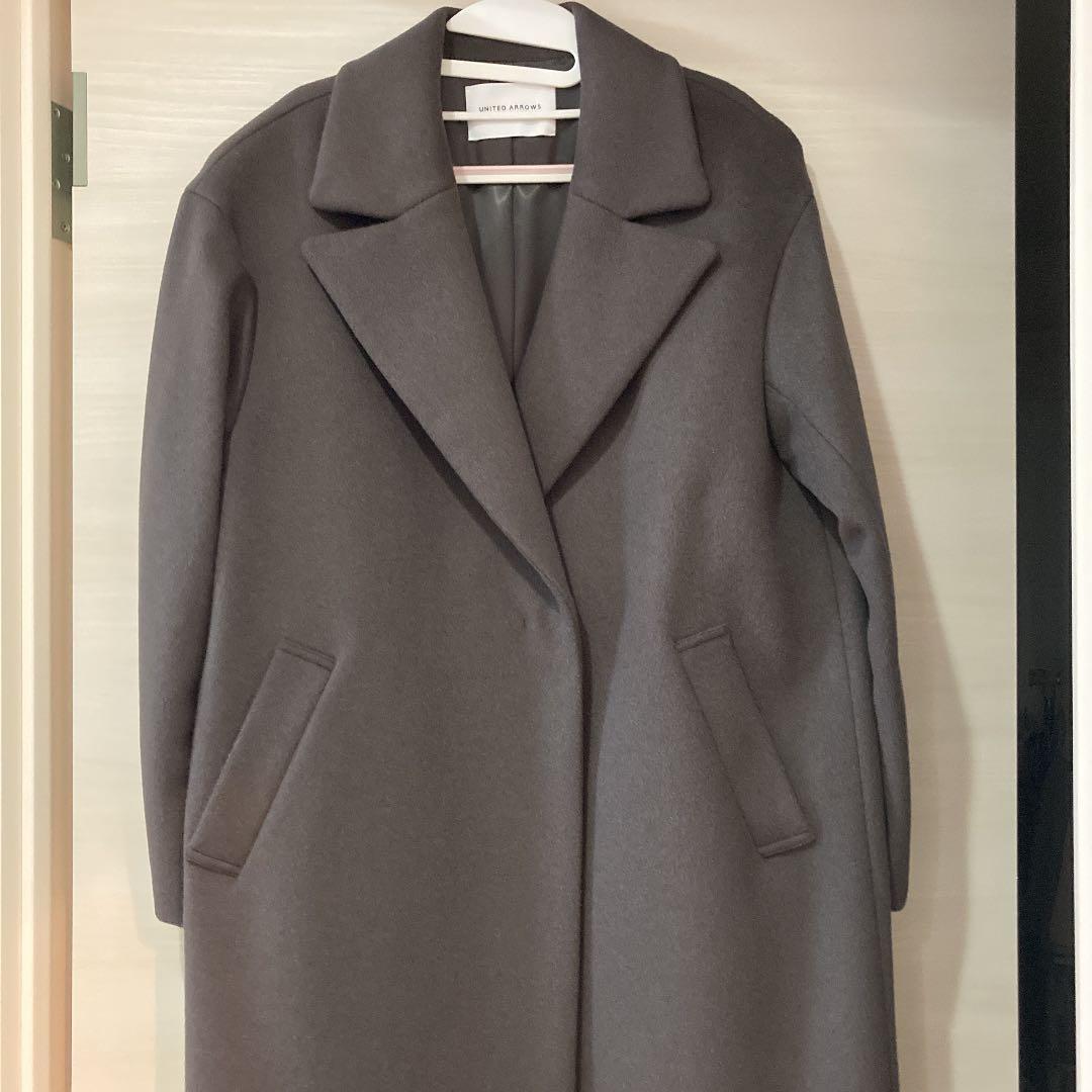 極美品⟡.·【UNITED ARROWS 】BIGテーラードコート MOCA - メルカリ