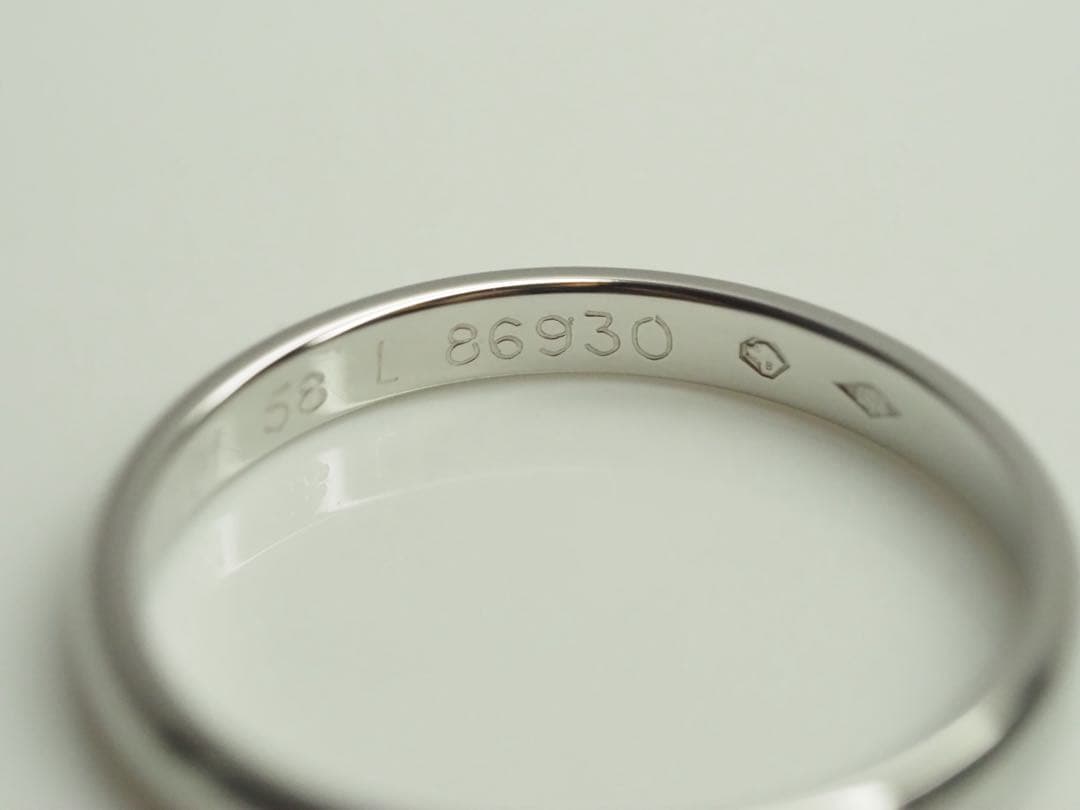 Cartier☆カルティエ　Pt950 クラッシックバンドリング 14号