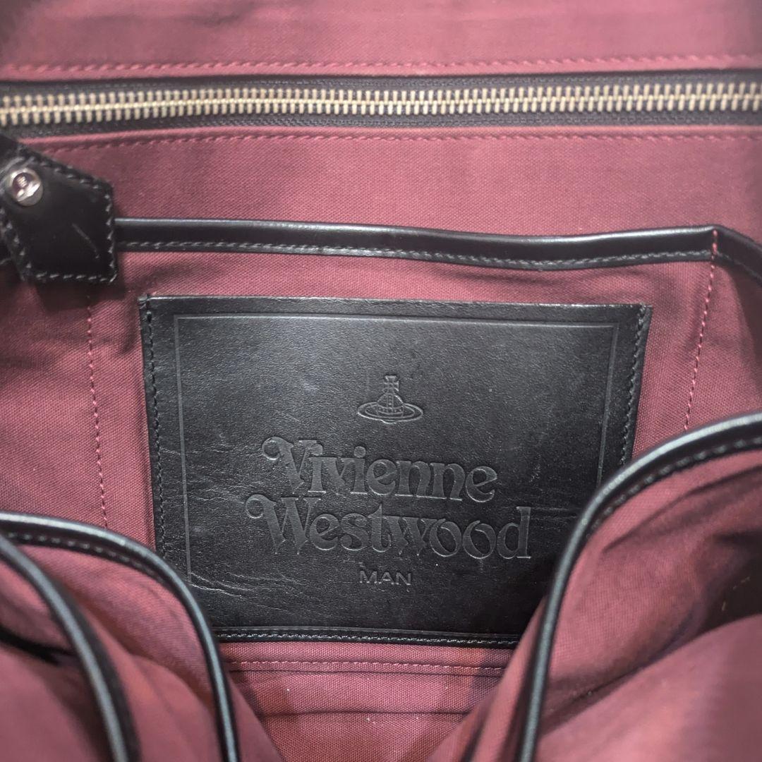 ヴィヴィアンウエストウッド ブリーフケース 2way チェック柄 PVC