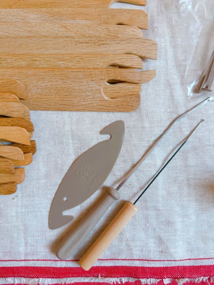 アシュフォード 織り機 60cm スタンド付き！稲垣機料の杼33,000円相当付