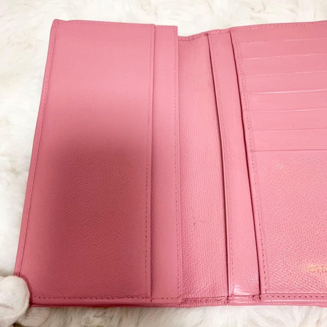 可愛いピンク！CHANEL　シャネル　ココマーク　二つ折り財布
