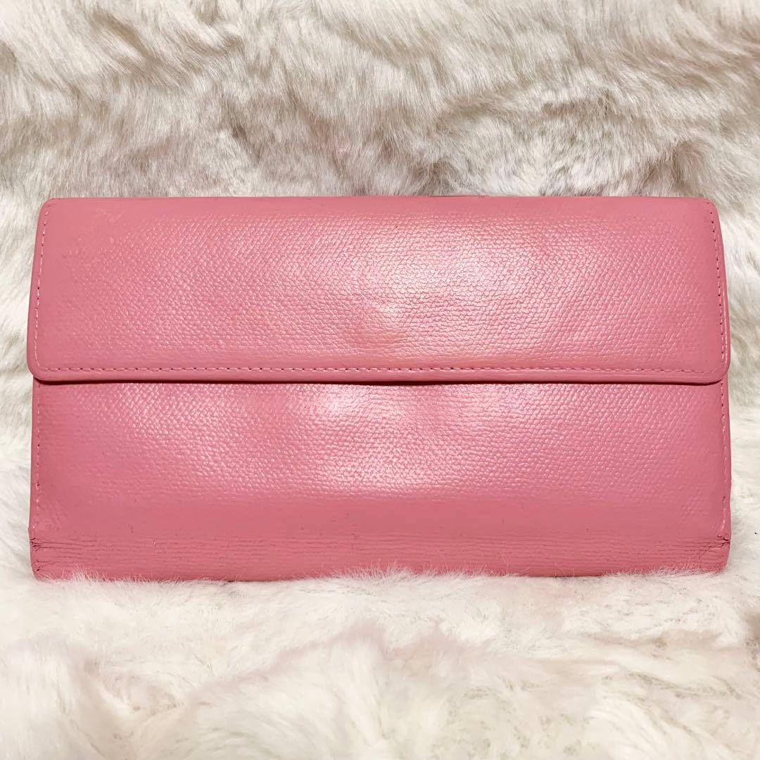 可愛いピンク！CHANEL　シャネル　ココマーク　二つ折り財布