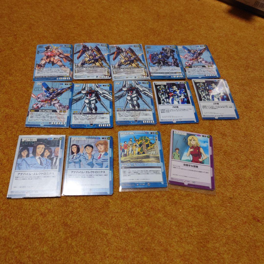 ガンダムウォー 青単 ユニコーンデッキ パーツセット - メルカリ