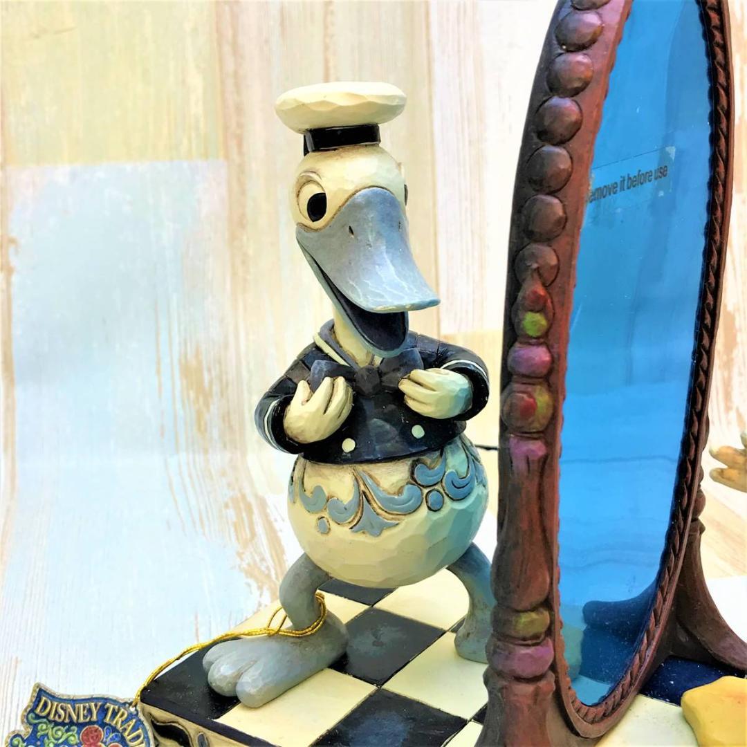 ドナルド ダック Handsome As Ever 鏡 かがみ フィギュア