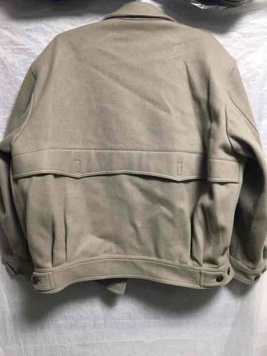 9*様 美品 dior メルトン モーターサイクルジャケット L カーキ