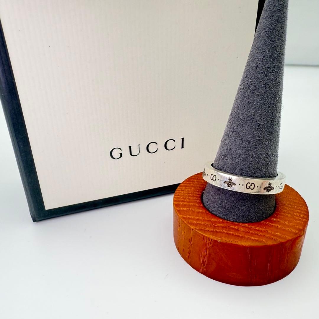 kiji0821 GUCCI グッチ GG＆ビー スリムリング