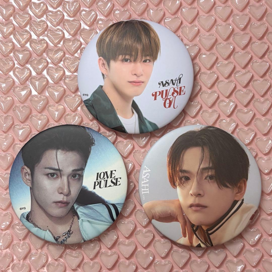 TREASURE アサヒ ASAHI 缶バッジ セット - メルカリ