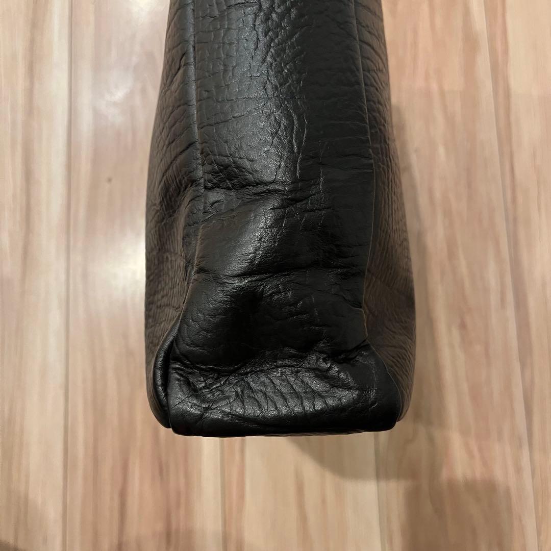 【M＋ エムピウ テネラ ブラック】　レザーバッグ　鞄