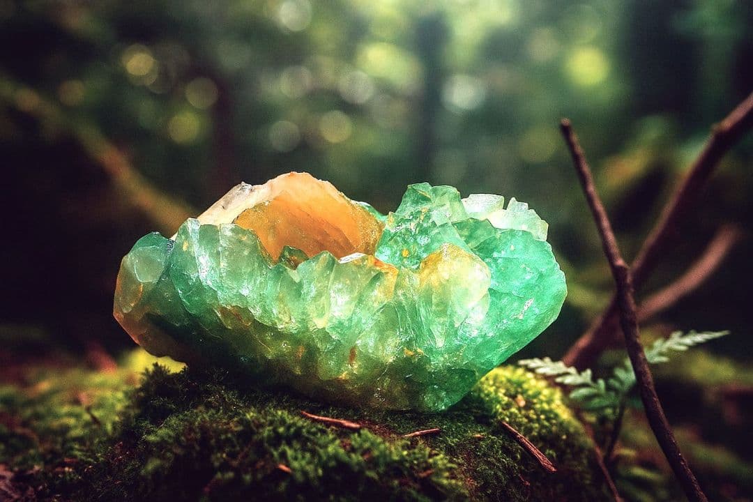 アポフィライト スティルバイト️ 鉱物 標本 原石 母岩付きミネラル