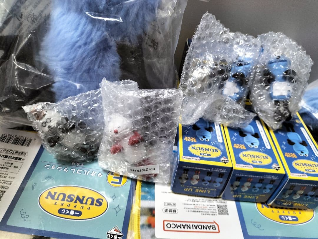 パペットスンスン　一番くじ　A賞スンスン・Ｄ賞・E賞コンプ・F賞　全8点セット