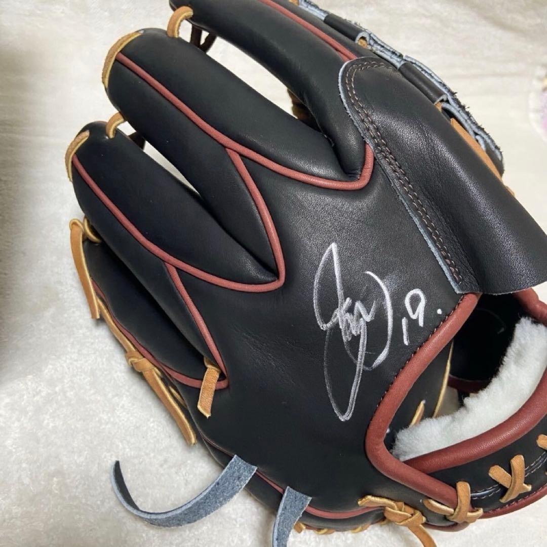 ミズノ 菅野智之選手 直筆サイン オーセンティック グローブ 沢村賞