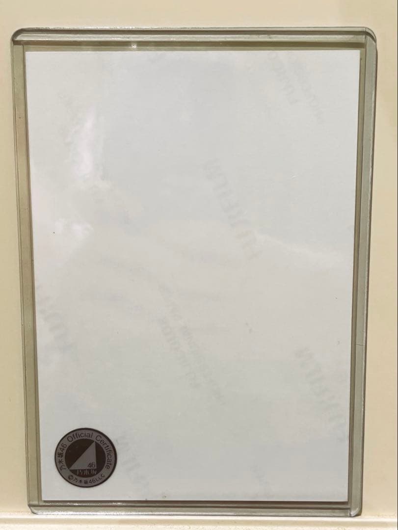 乃木坂46 中西アルノ サイン入り写真