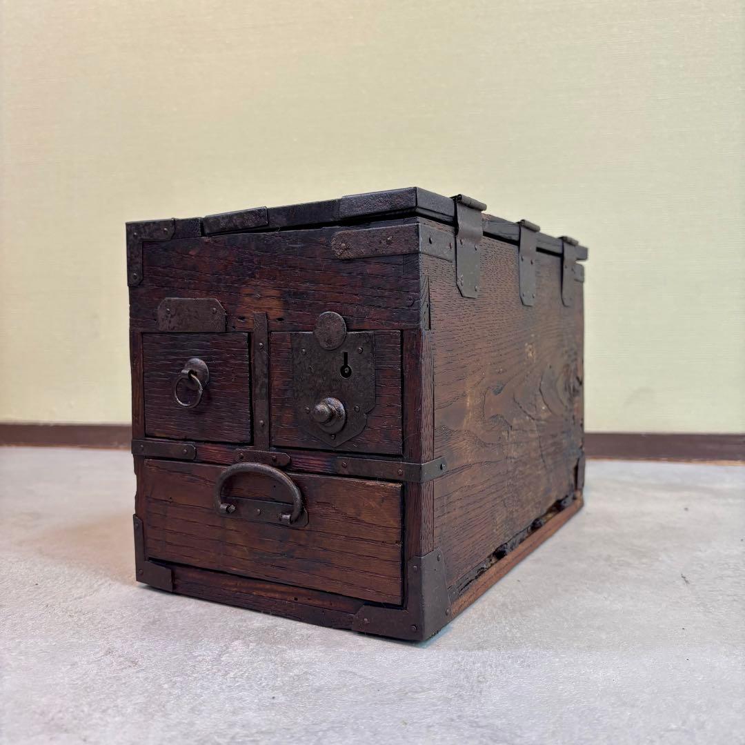 時代物 帳場箪笥 硯箱 道具箱 古道具 小引き出し アン - メルカリ