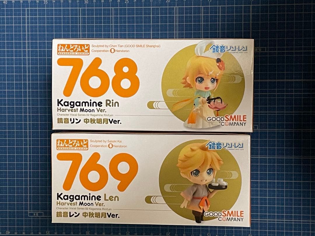 【ねんどろいど】鏡音リン中秋明月Ver.、鏡音レン中秋明月Ver.