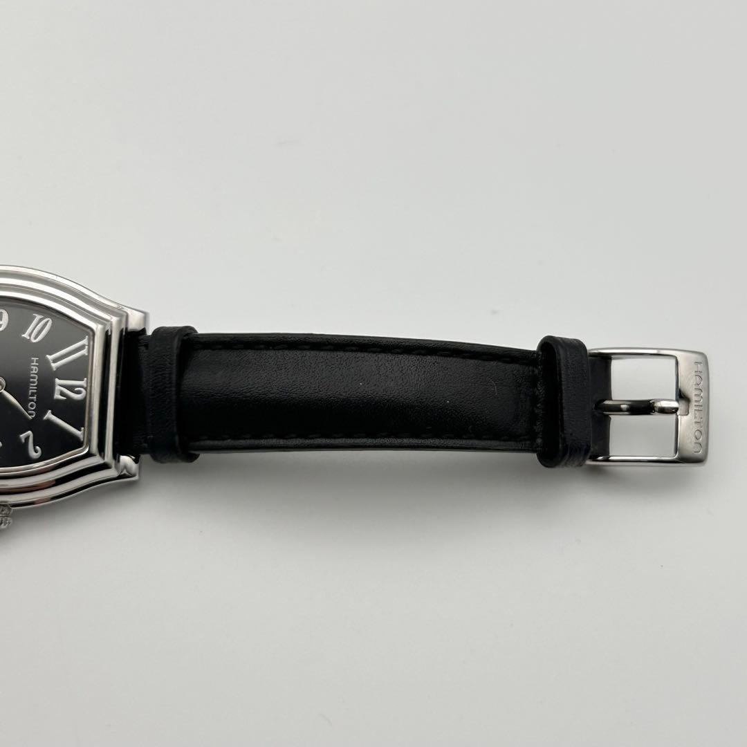 【稼働】HAMILTON ハミルトン ダッドソン ミニ スモセコ ブラック文字盤