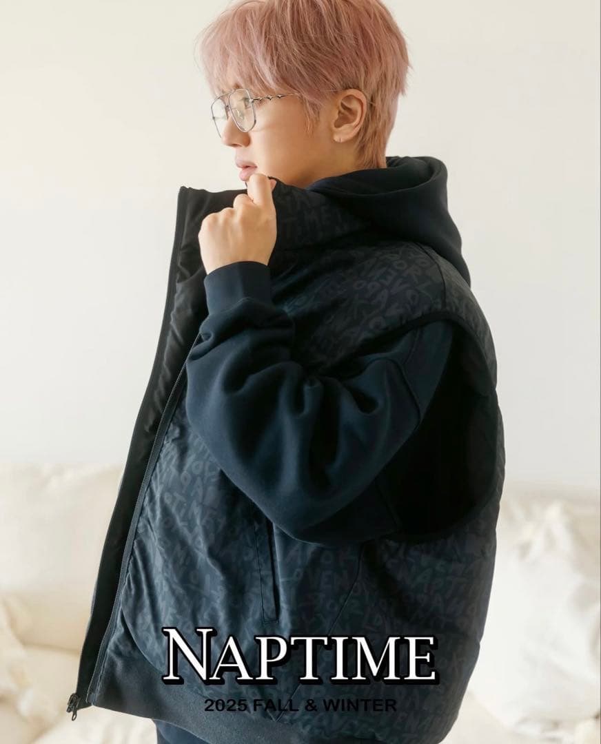 NAPTIME ナップタイム Nissy 中綿リバーシブルベスト NAPTIME 中綿