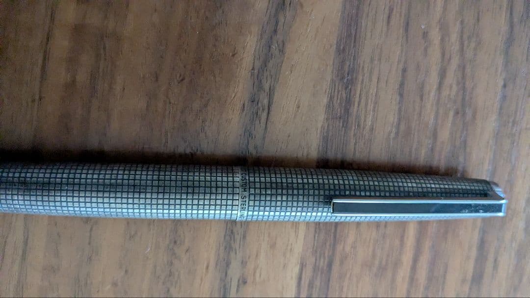 PILOT 18金WG 万年筆 CUSTOM STERLING SILVER