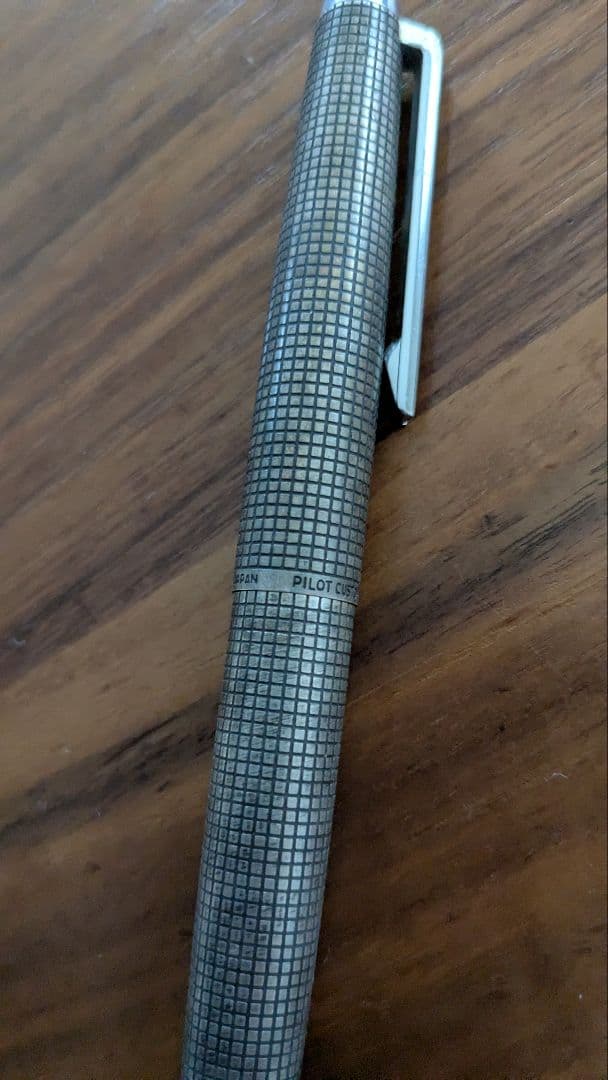 PILOT 18金WG 万年筆 CUSTOM STERLING SILVER