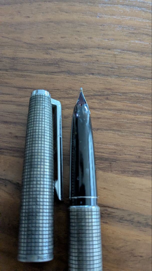 PILOT 18金WG 万年筆 CUSTOM STERLING SILVER