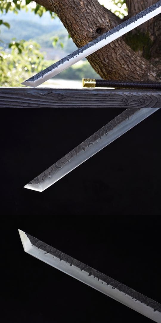 雲牡丹唐直刀 刀装具 模擬刀 日本刀 模造刀 武具
