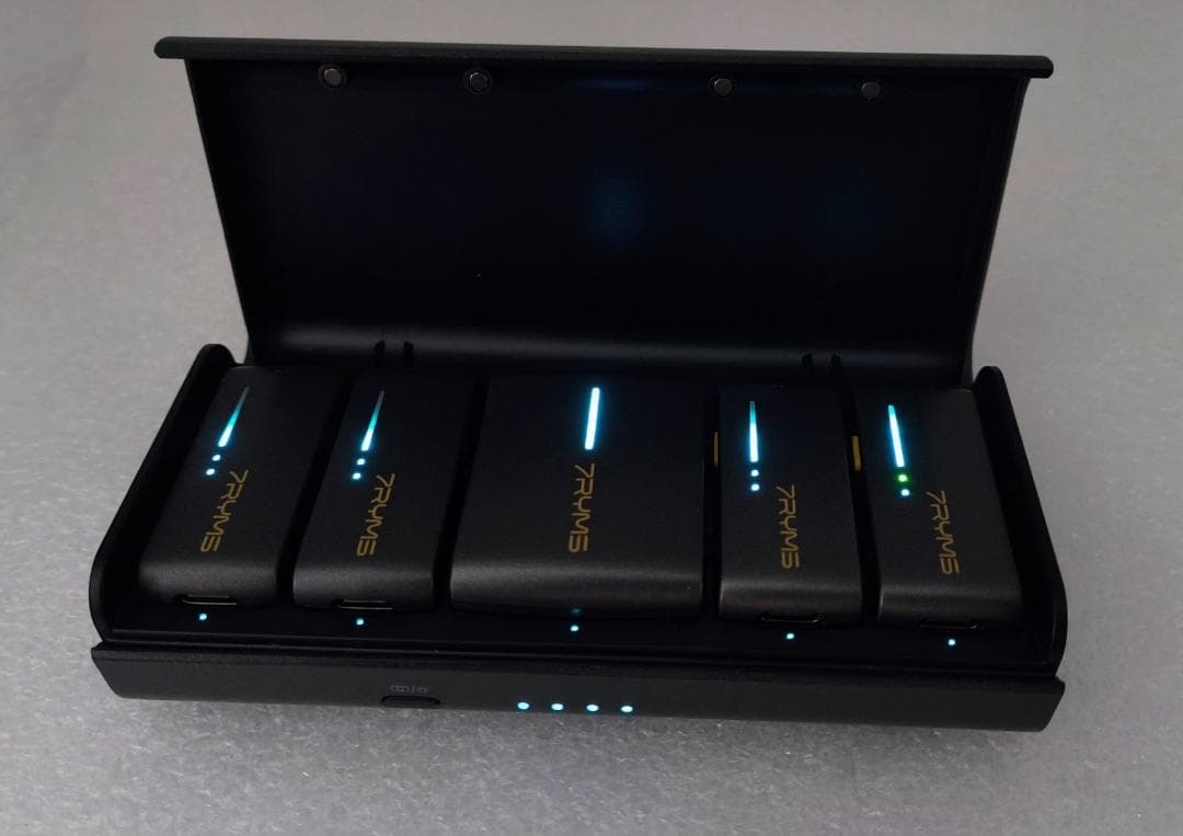 【美品】7RYMS iRay DW40 ワイヤレスピンマイク 4ch同時録音対応