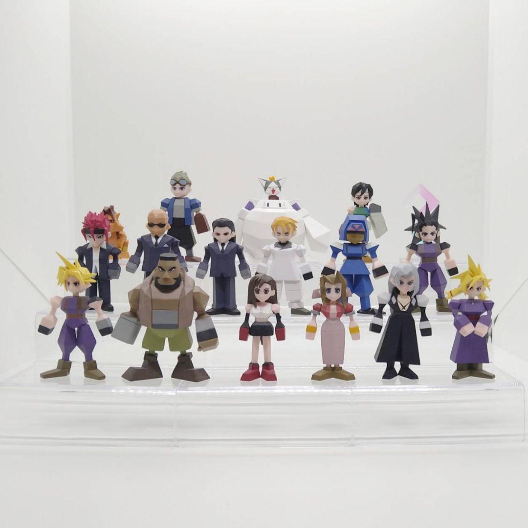 FF7 くじ ミニフィギュア クラウド ティファ エアリス ザックス等8種