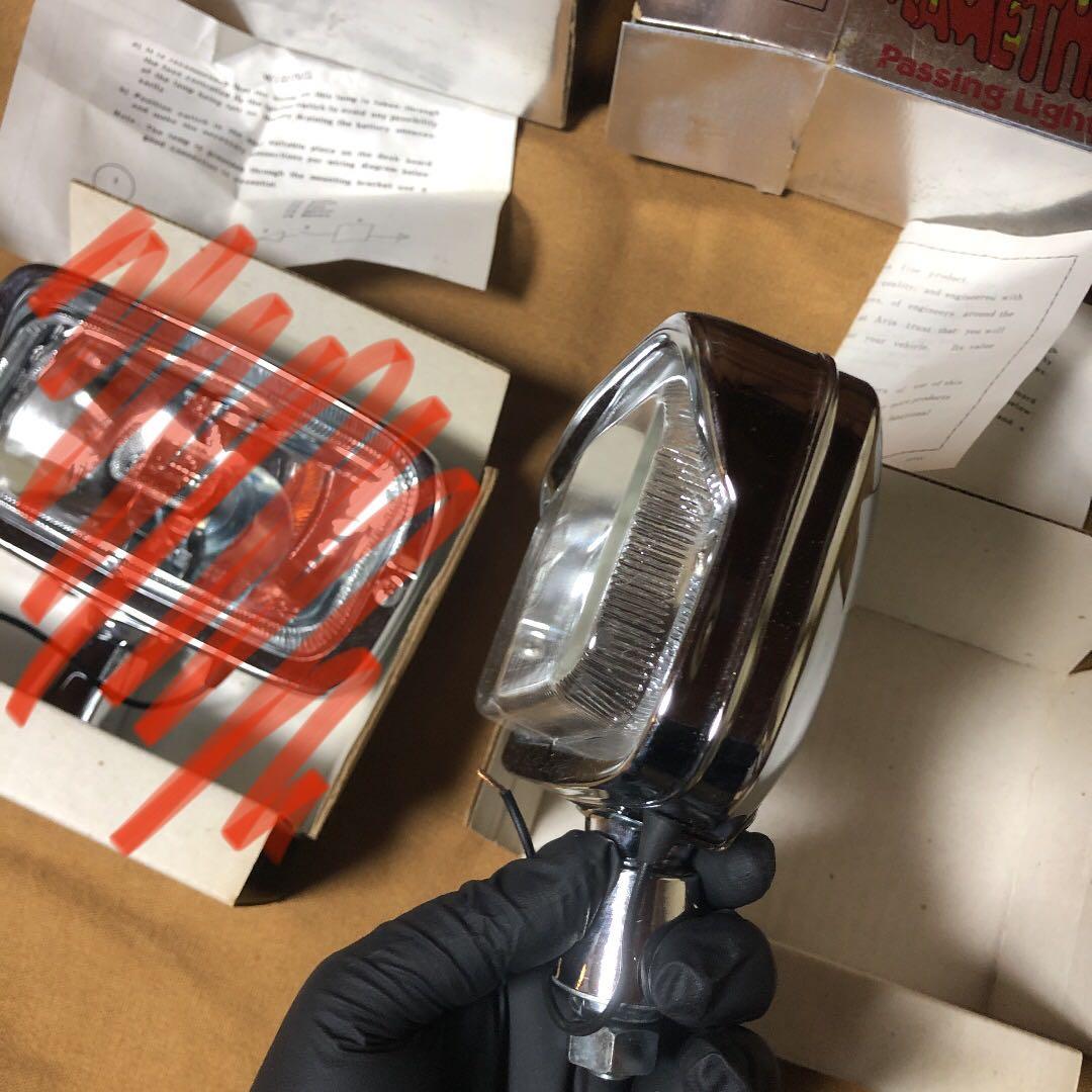 Aris ビンテージ アリス スクエア ヘッドライト - メルカリ