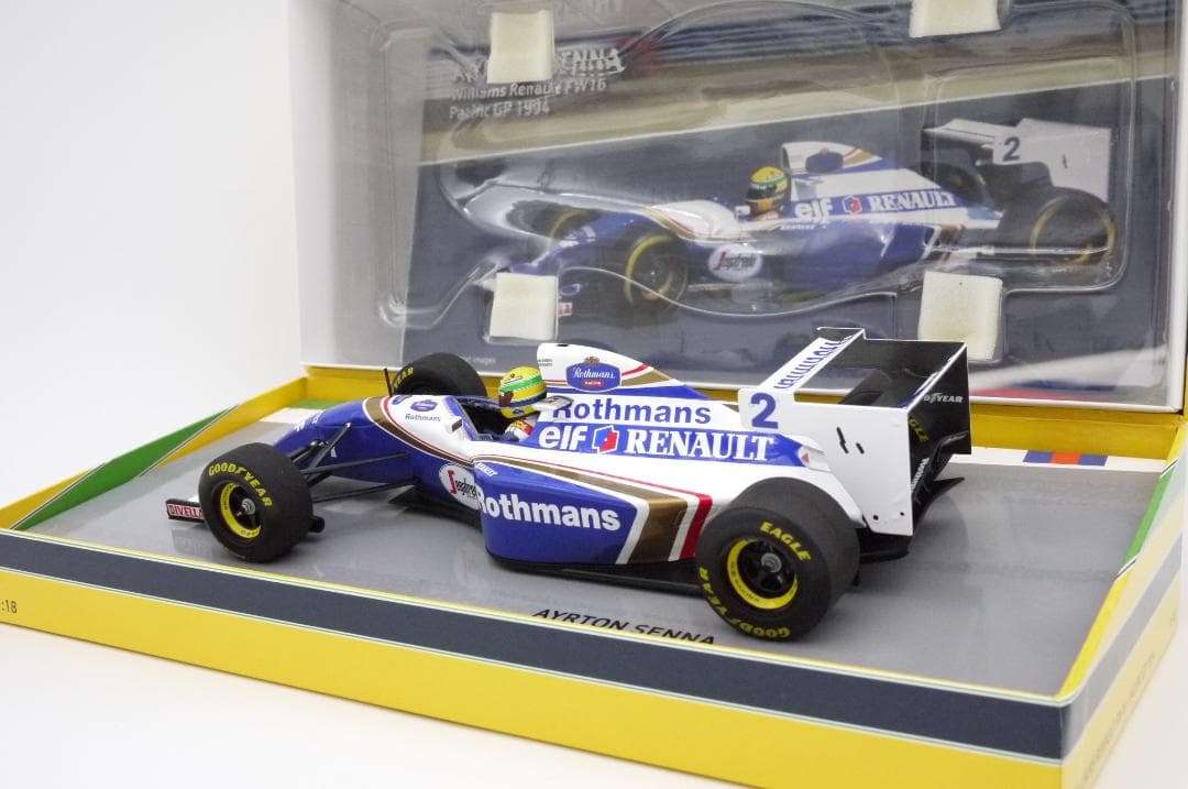 1/18 ウィリアムズ FW16 パシフィックGP 岡山 ロスマンズ A.セナ