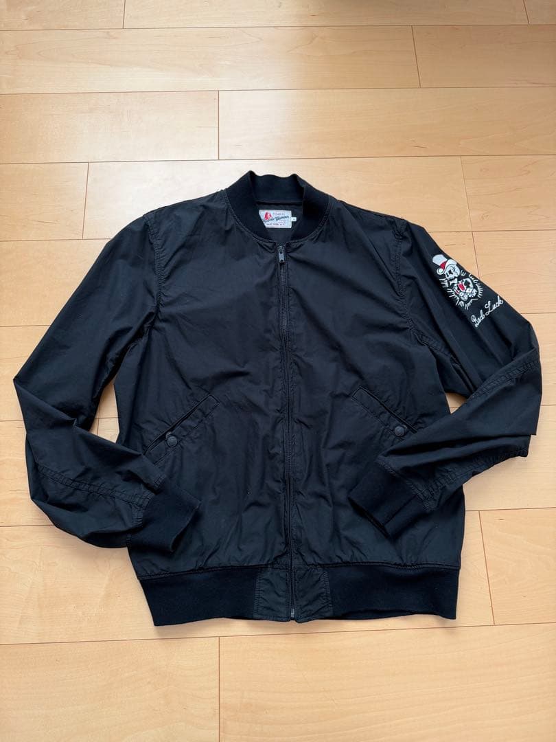 美品 Lサイズ ヒステリックグラマー 野口強 Skull Lounge ブルゾン