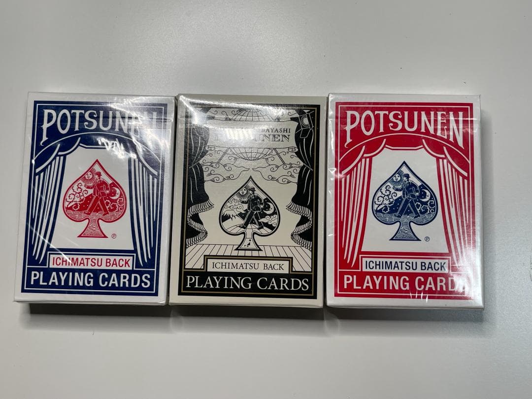 【未開封コンプリートセット】小林賢太郎　POTSUNEN(ポツネン)トランプ3色