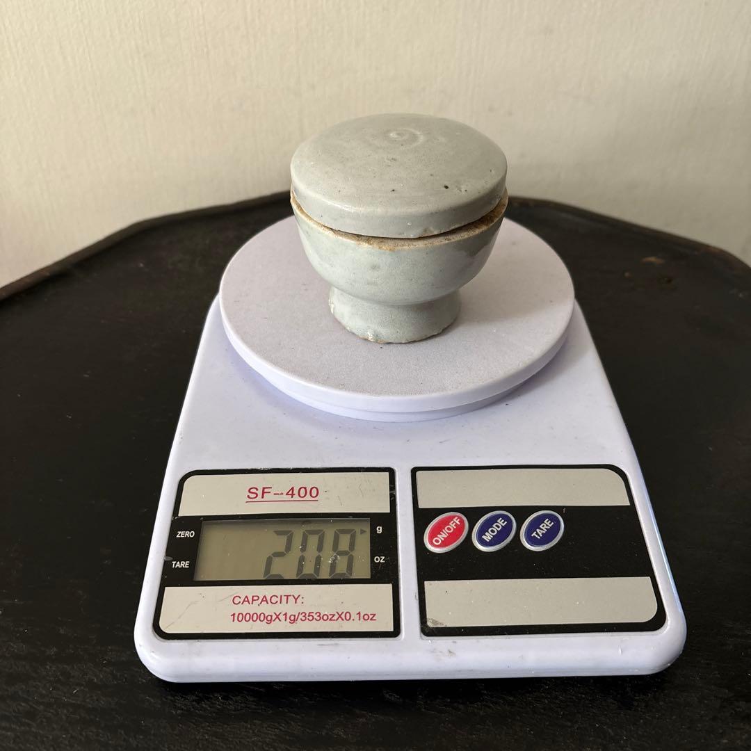 李朝白磁盒子　朝鮮古美術　合子 蓋物　古道具　アンティーク　骨董　韓国古民芸