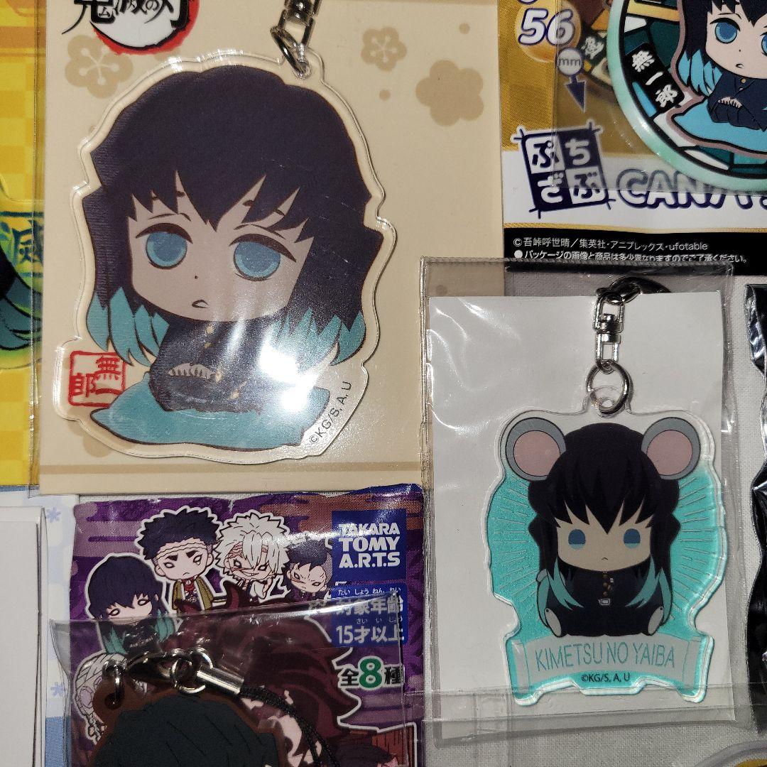 鬼滅の刃 時透無一郎 缶バッジ アクリルスタンド アクリルキーホルダー ラバスト