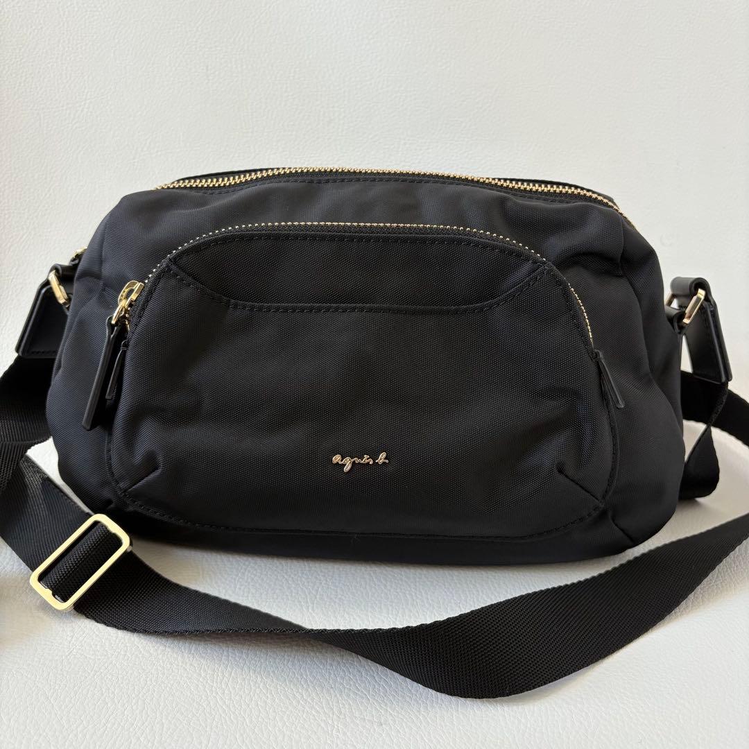 アニエスベー agnes.b ショルダーバッグブラック FT03A－04極美品♡