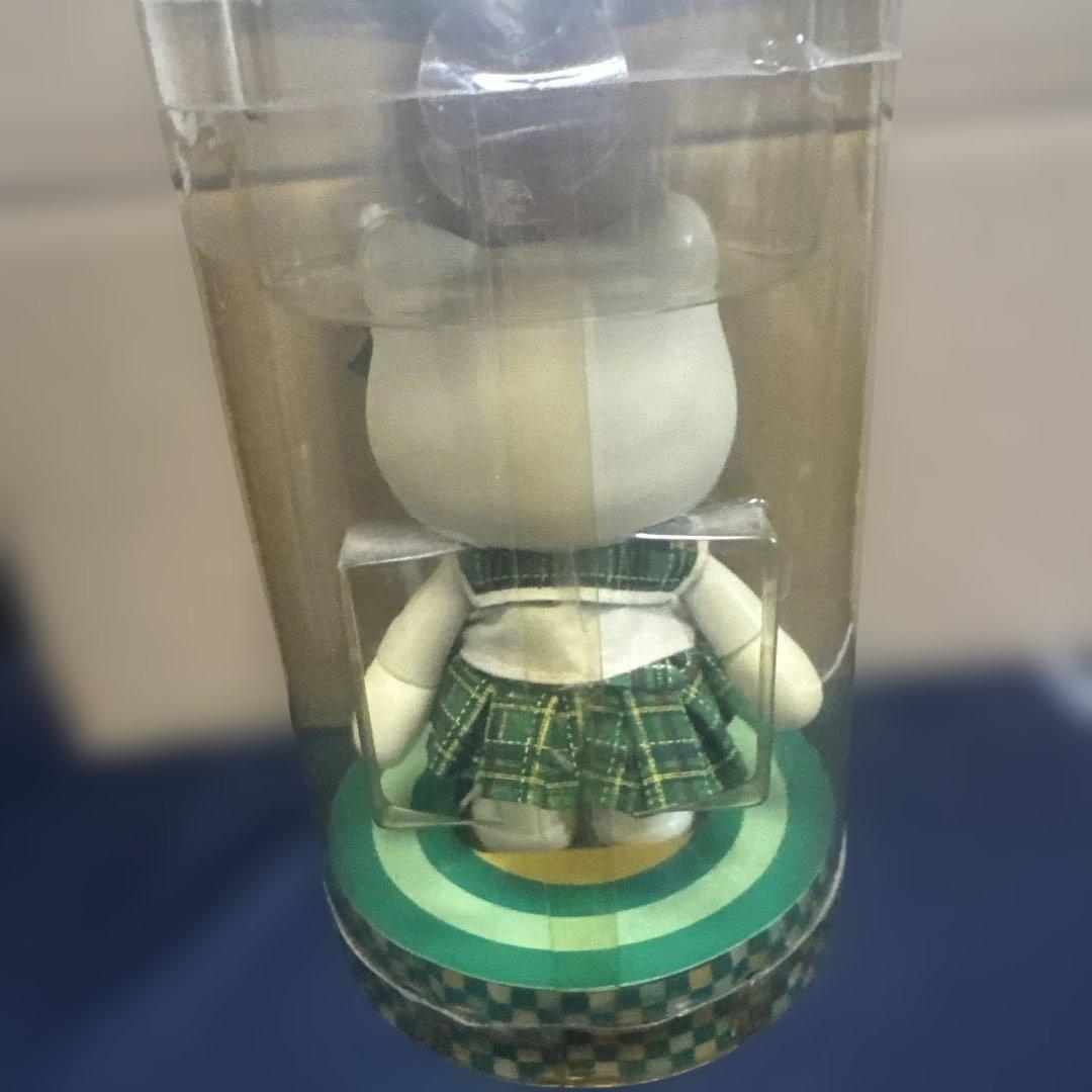 ハローキティ チェック柄ぬいぐるみ