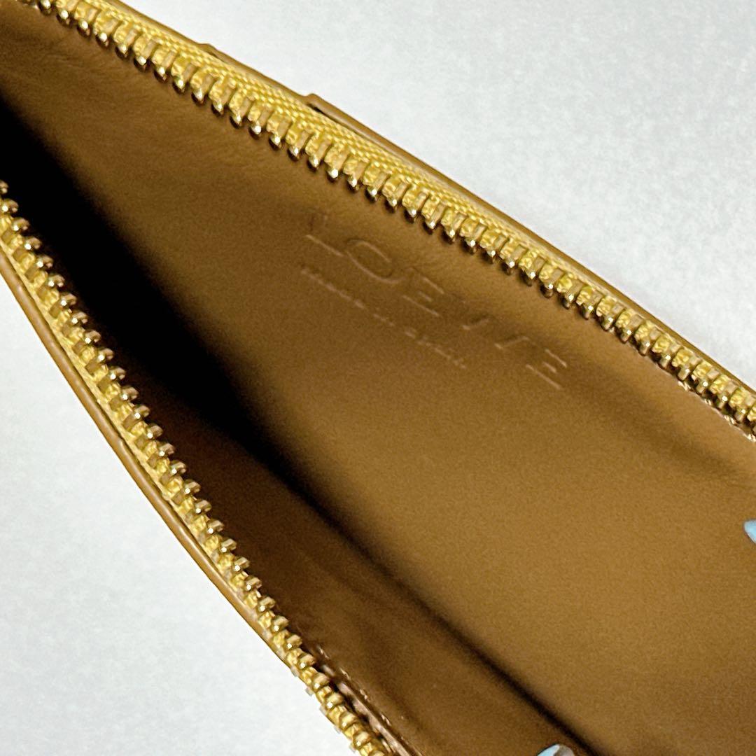 LOEWE パズル カードホルダー ゴールド 金運
