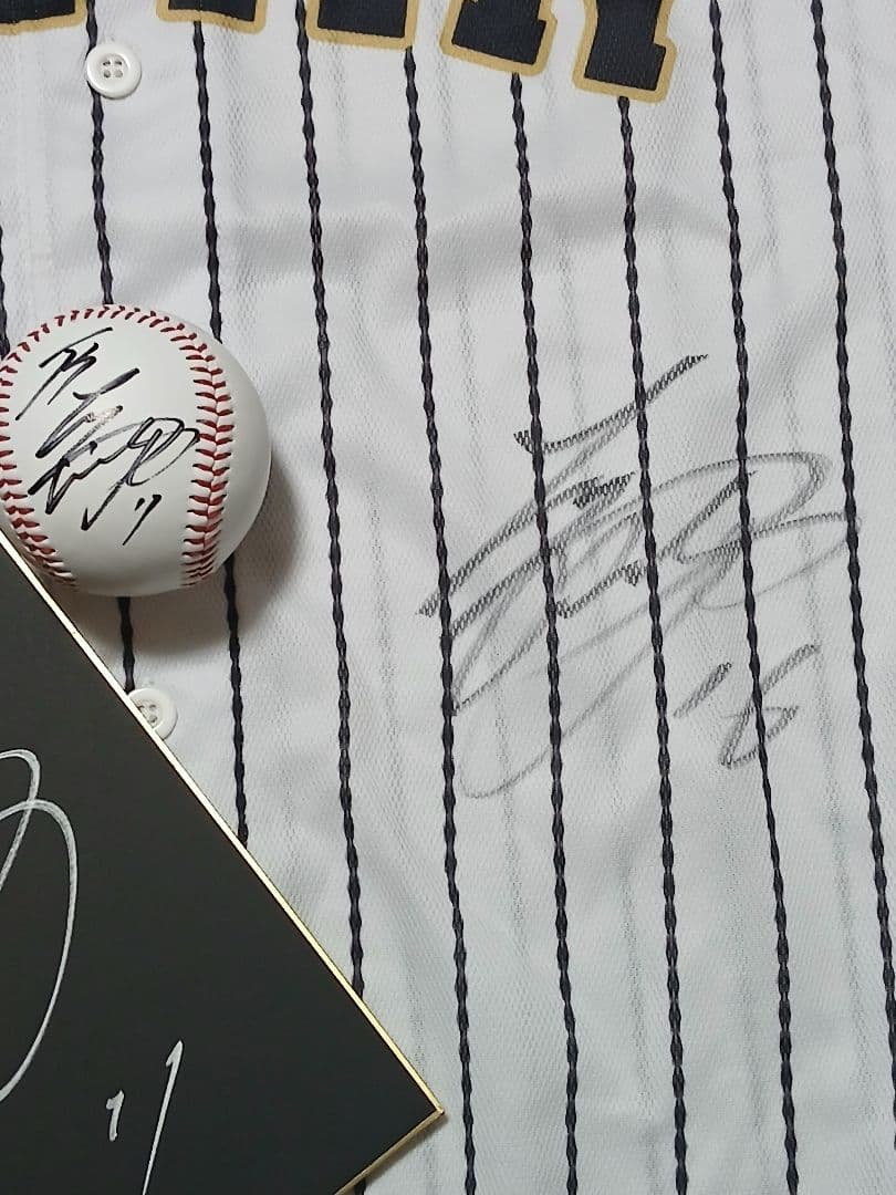 侍JAPAN！ 大谷翔平 直筆サインユニフォーム ボール 色紙 3点セット-大