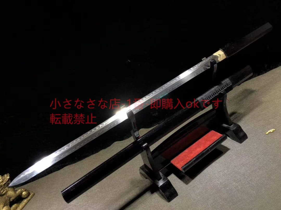 26寸烏木六稜素装唐剣墨攻剣  唐剣  模造刀·模擬刀  居合刀