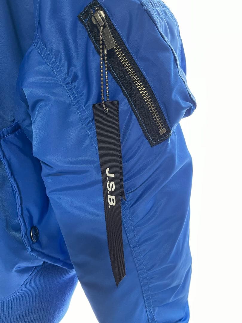 三代目JSB 10th Anniversary受注生産品 MA-1「ブルー」 - メルカリ