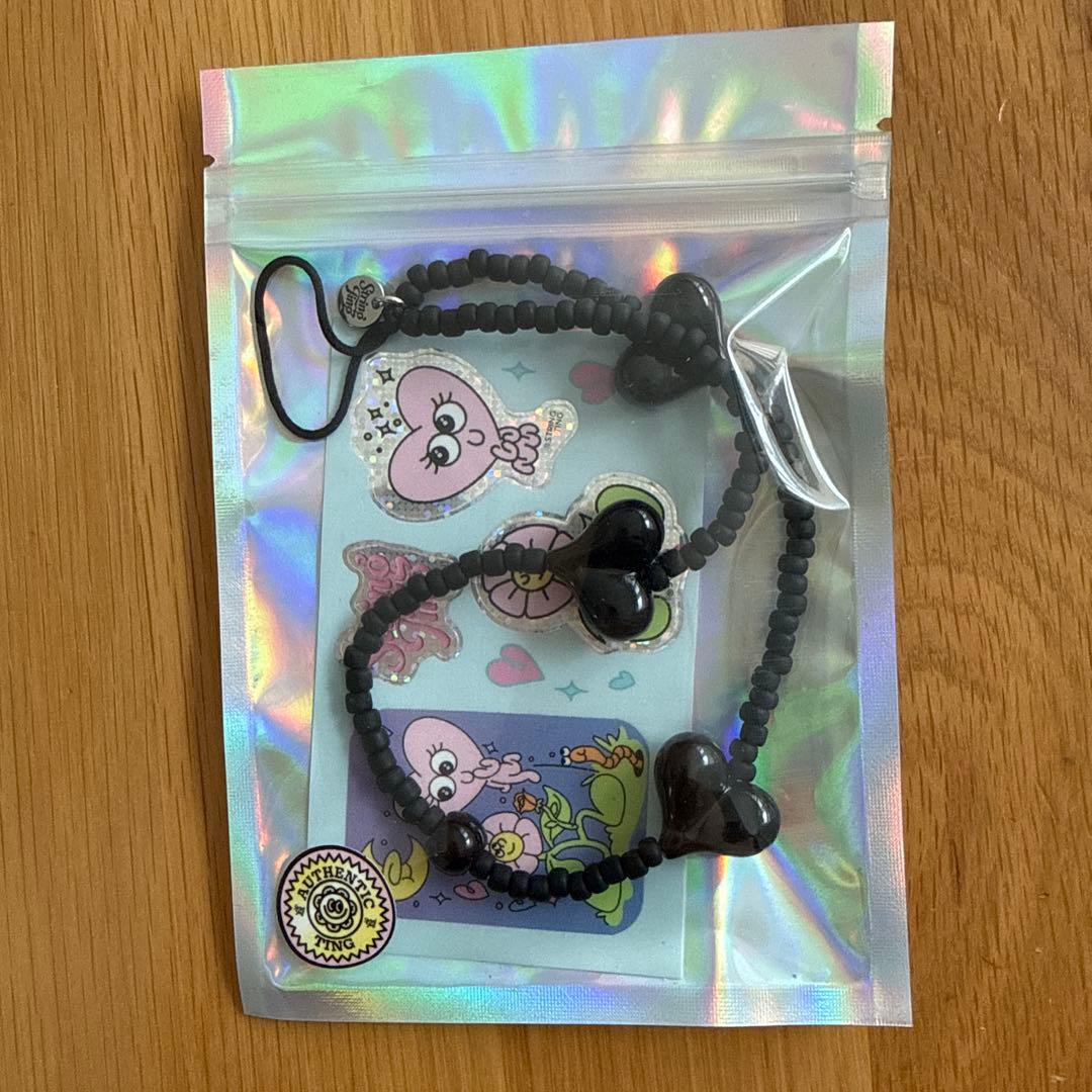 ストリングティングstring ting ブラック ハート BLACKPINK - メルカリ