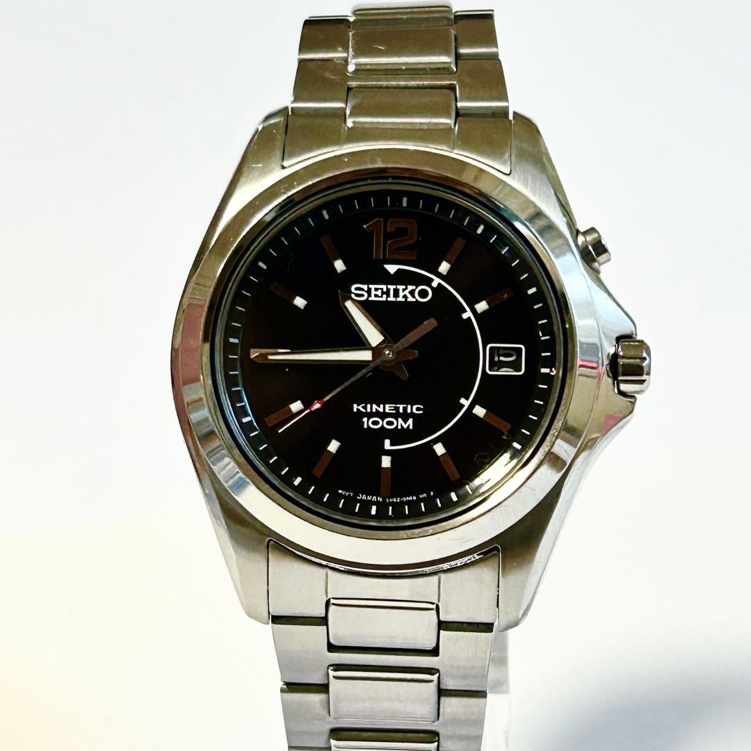 【希少/美品/稼働】SEIKO KINETIC 100M 5M62-0CM0