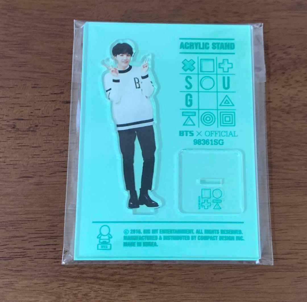 BTS ユンギ SUGA 公式 アクリルスタンド　アクスタ 6点 セット